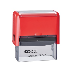 50 printer compact штамп 69х30 мм красный